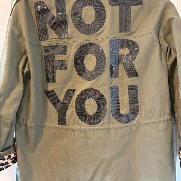 Leopard Print Lined Jacket - Picture 2 of 7